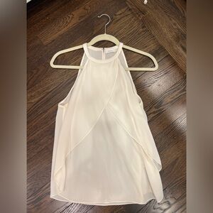 A.L.C. Elegant Cream Sleeveless Top